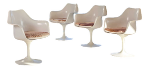 Tulip Armchairs by Eero Saarinen for Knoll, 1950s, Set of 4