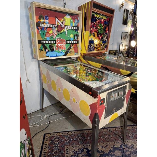 Starpool Pinball Machine from Williams, 1974, in Very Good conditions. Designed 1970 to 1979