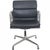 EA208 Chair in Black Leather by Charles Eames, 2000s For Sale - Image 17 of 17