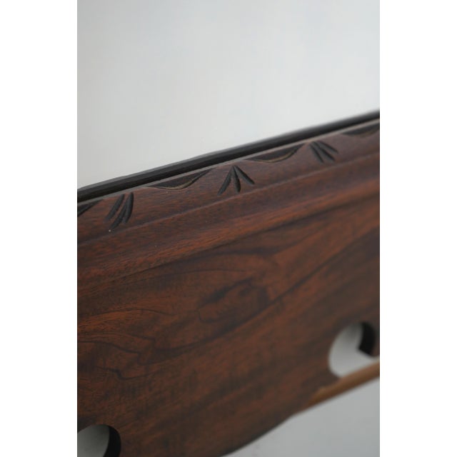1930s Vintage Eagle Carved Frame Chippendale Mahogany Mirror For Sale - Image 5 of 10