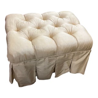 1970s Dorothy Draper Style Ottoman For Sale