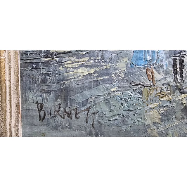 Caroline Burnetti, Untitled, 1920, Oil & Oil on Canvas For Sale - Image 4 of 5