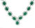 30 Carat Oval Shape Natural Emerald & 23 Carat Diamond Necklace in 18 Karat Gold For Sale - Image 17 of 18