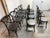Restoration Hardware Restoration Hardware Metal Madeleine Side Chairs, Set of Twelve For Sale - Image 4 of 12