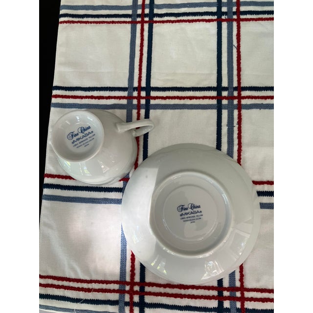 1980s Mikasa Serenade Dinnerware - 48 Pieces For Sale - Image 9 of 9