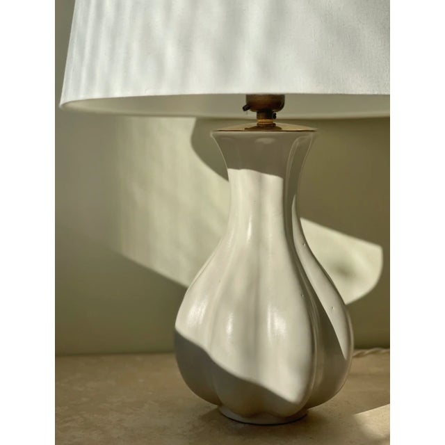 Vintage Stoneware Table Lamp from Upsala Ekeby, 1950s For Sale - Image 3 of 6