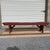 Antique Pennsylvania Mortised Bench in Old Red Paint, Lancaster County, Circa 1860s For Sale - Image 18 of 18
