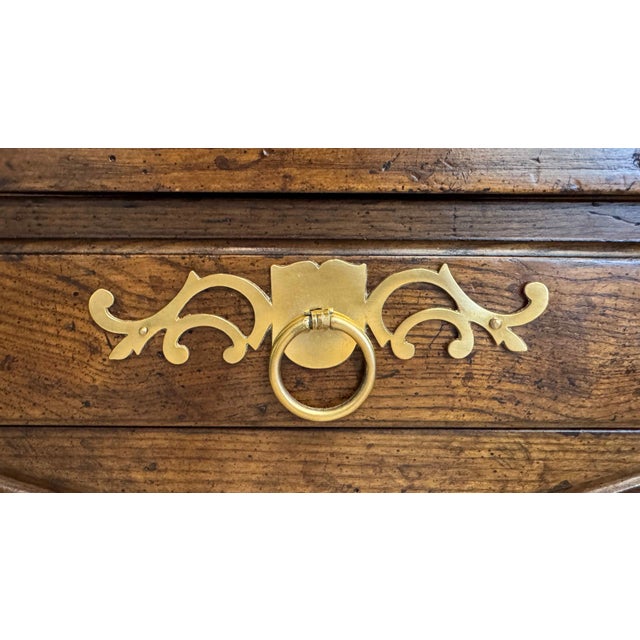 Baker Milling Road French Country Walnut Console Table For Sale - Image 14 of 15