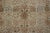 Antique Persian Tabriz Rug in an All Over Orange,Off White,Brown Floral Pattern For Sale - Image 4 of 8