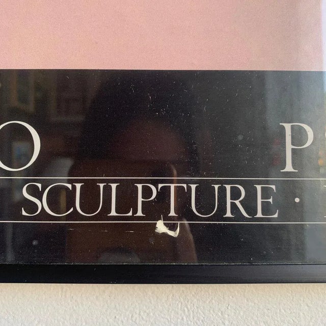 Pink 1980s Fred Dorfman Incorporated Antonio Peticov Poster, Framed For Sale - Image 8 of 12