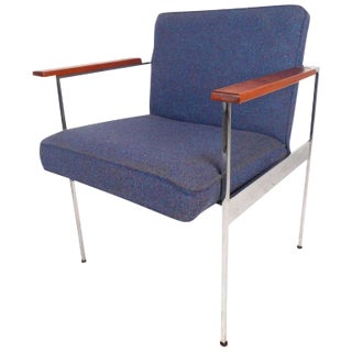 Milo Baughman Style Mid-Century Modern Armchair For Sale