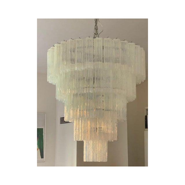 Opal Tronchi Murano Glass Chandelier by Simoeng For Sale - Image 12 of 13