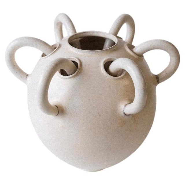 Embryo Vase in Wheel-Thrown Glazed Stoneware by Robin Kerr For Sale - Image 6 of 6