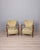 Vintage Italian Armchairs in Wood and Fabric, 1950s, Set of 2 For Sale - Image 13 of 13