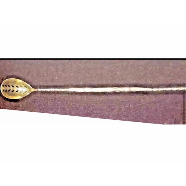 Antique Frank Whiting Foliate Cane Sterling Silver Olive Spoon Pickle Fork Circa 1900 For Sale In Boston - Image 6 of 11