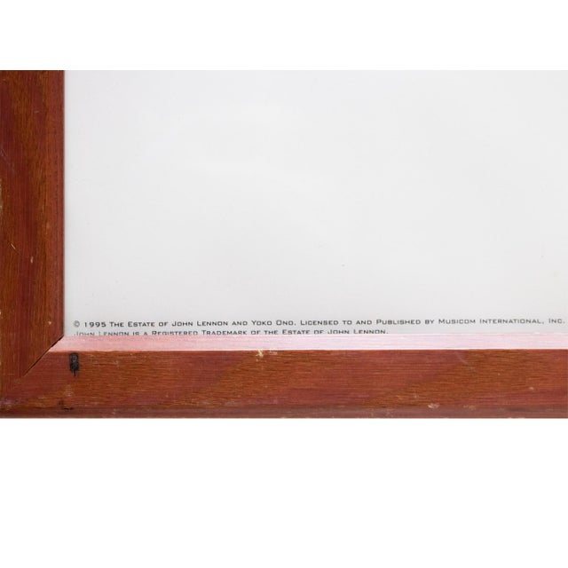 1995 the Estate of John Lennon and Yoko Ono Poster, Signed and Numbered 111/2500 For Sale - Image 9 of 15