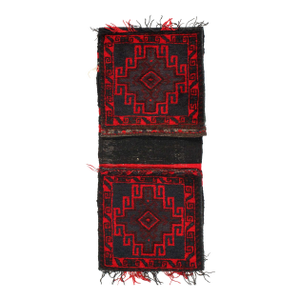 Pasargad DC Vintage Persian Hand Knotted Shiraz Saddle Bag