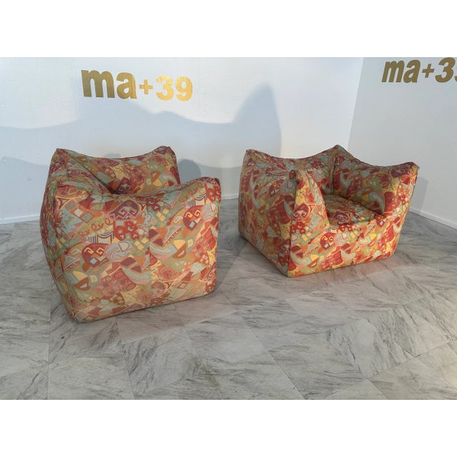 Mario Bellini Pair of 2 "Le Bambole" Armchair Designed by Mario Bellini for C&b, 1972 For Sale - Image 4 of 9