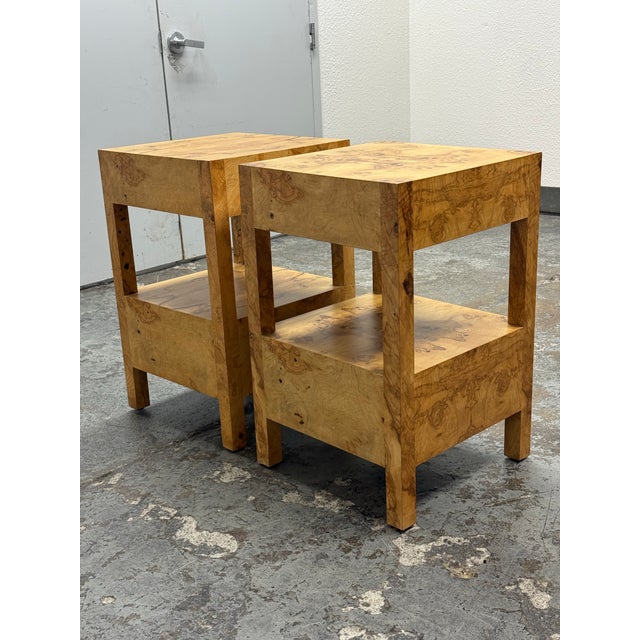 Wood Made Goods Lindsey Nightstands, Pair For Sale - Image 7 of 12