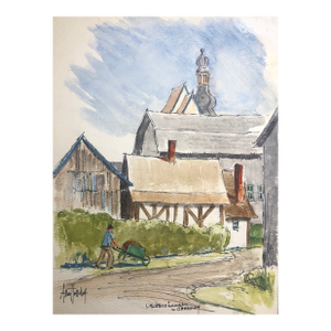 Allan Wells Halladay Leutershausen Germany Watercolor