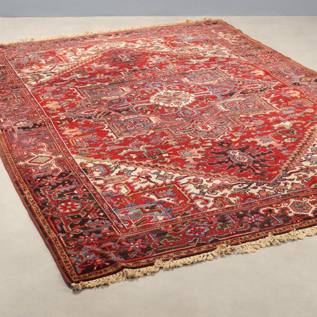 Asian Rug in Cotton and Wool For Sale - Image 8 of 8