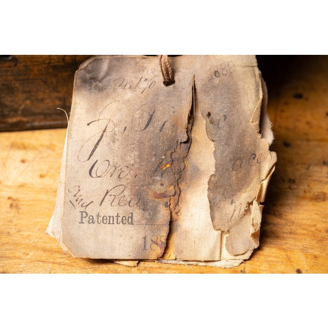 C. 1880 Ore Furnace Patent Model With Patent Documents by James Bujac For Sale - Image 9 of 17