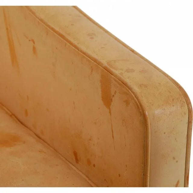 2204 Wing Chair in Natural Leather by Børge Mogensen, 2000s For Sale - Image 9 of 18