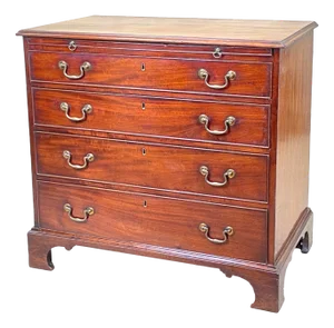 18th Century Georgian Mahogany Chest with a Slide, 1760