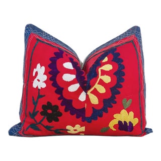 Yamna Uzbek Suzani Pillow For Sale