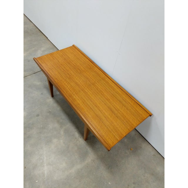 1960s Vintage Mid Century Modern Teak Coffee Table by Wrighton For Sale - Image 5 of 9
