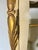 Late 20th Century Vintage Provincial Neoclassical Gilt Painted Wavy Corner Lighted Vitrine Cabinet For Sale - Image 5 of 9