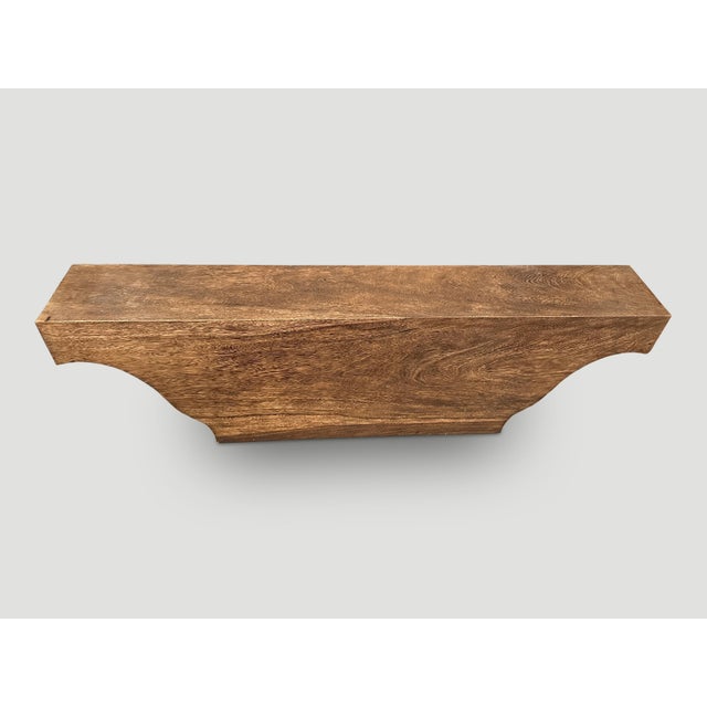 2010s Andrianna Shamaris Solid Wood Console or Bench For Sale - Image 5 of 5