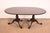 Wood 19th Century Antique Georgian Carved Mahogany Double Pedestal Extension Dining Table, Newly Refinished For Sale - Image 7 of 13