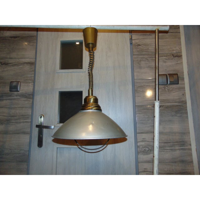 Metal Ceiling Lamp, 1970s For Sale - Image 7 of 7