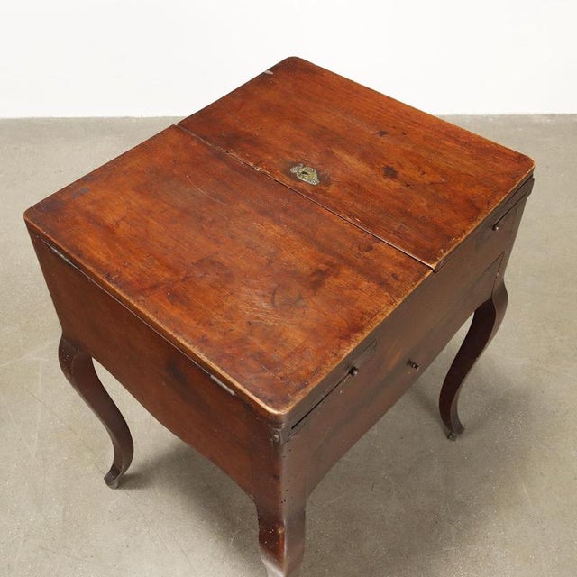 19th Century Walnut Work Table For Sale - Image 11 of 14