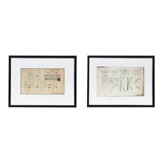 Architectural Drawings - a Pair