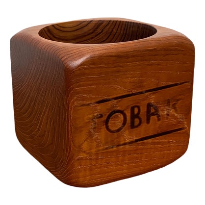 Mid-Century Swedish Former Tabacco Tobak Teak Box Bowl from Sowe Svestad, 1960s For Sale