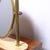 Metal Italian Brass Vanity Mirror, 1950s For Sale - Image 7 of 14