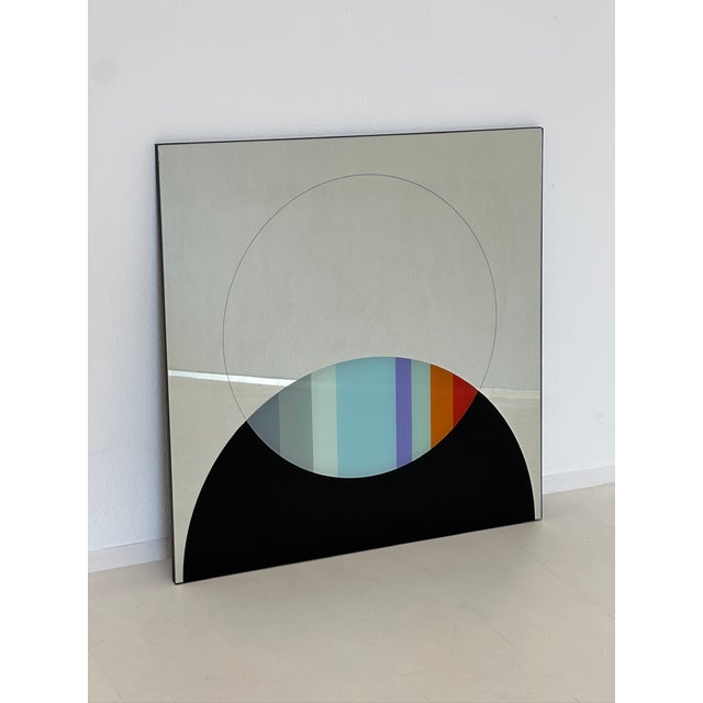 1980s Wall Mirror by Eugenio Carmi for Acerbis Int, 1980s For Sale - Image 5 of 9