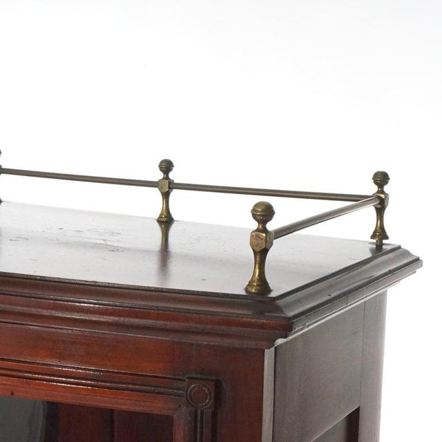 Rj Horner Mahogany Bow Front Bookcase Circa 1890 For Sale - Image 13 of 18