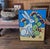 White Rabbit in High Desert Prickly Pear Modern Folk Art Painting For Sale - Image 4 of 7