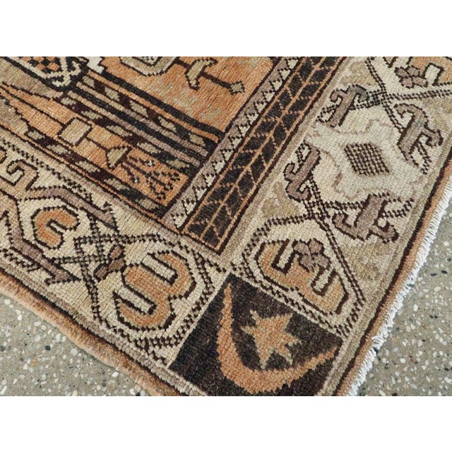 Galerie Shabab Collection Early 20th Century East Turkestan Khotan Throw Rug For Sale In New York - Image 6 of 7
