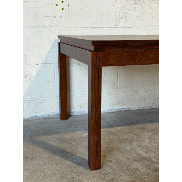 Minimalist Long Rectangular Rosewood Coffee Table Danish Vintage Mid-Century Modern 1960s For Sale - Image 9 of 12