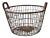 Industrial Metal Basket, 1940s For Sale