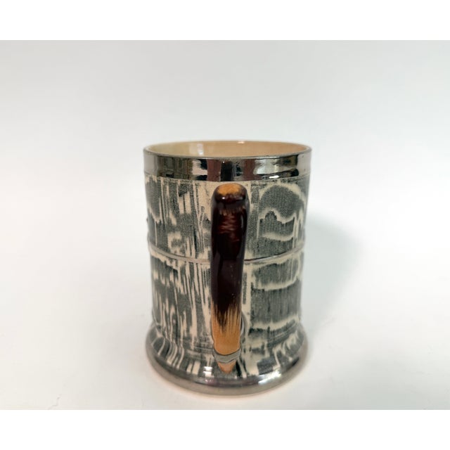 1930s Arthur Wood Silver Shield Tankard For Sale - Image 4 of 8
