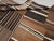 Brown Mid-20th Century Turkish Flatweave Kilim Room Size Carpet For Sale - Image 8 of 8
