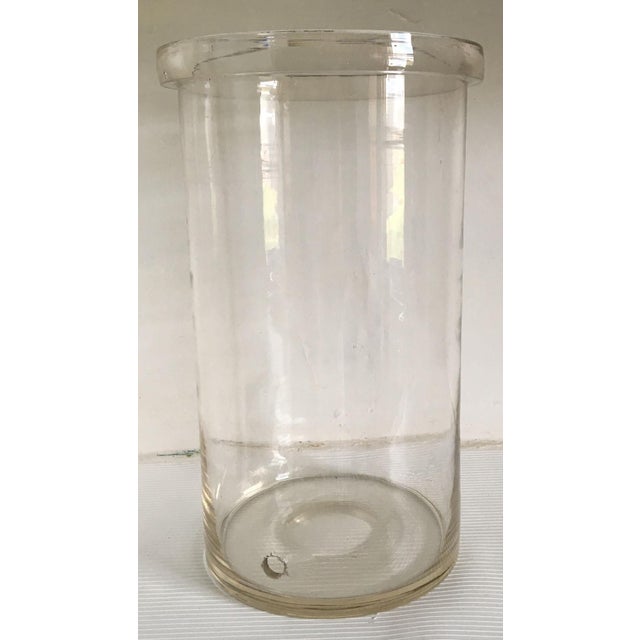 Large Handmade Glass Cylinder/Umbrella Stand For Sale In New York - Image 6 of 6