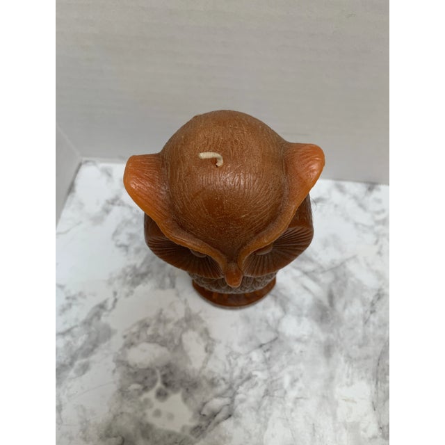 Vintage Unused Owl Tall Candle For Sale In Sacramento - Image 6 of 7
