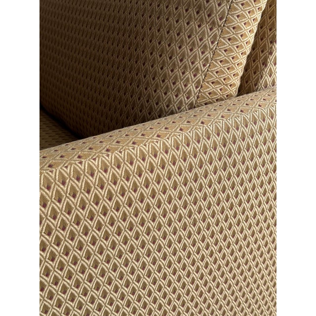 Modernist Diamond-Jacquard Sofa Attributed to Charles Pfister for Knoll, 1970s For Sale - Image 18 of 18