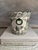 Vintage Portugal RCCL Hand Painted White and Green Floral Scalloped Ceramic Planter. What’s not to love? Scallops, hand...